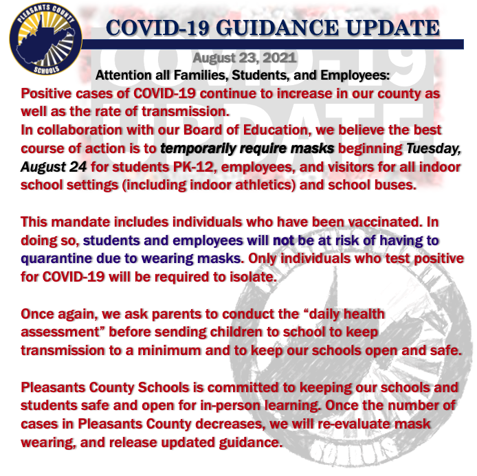 Updated Covid-19 Guidance.