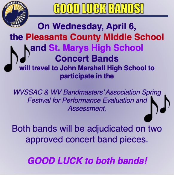 good luck bands!